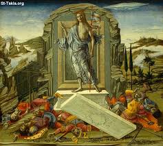 صور المسيح         وقيامتة من الاموات وكسر شوكت الموت Www-St-Takla-org--Jesus-Resurrection-09